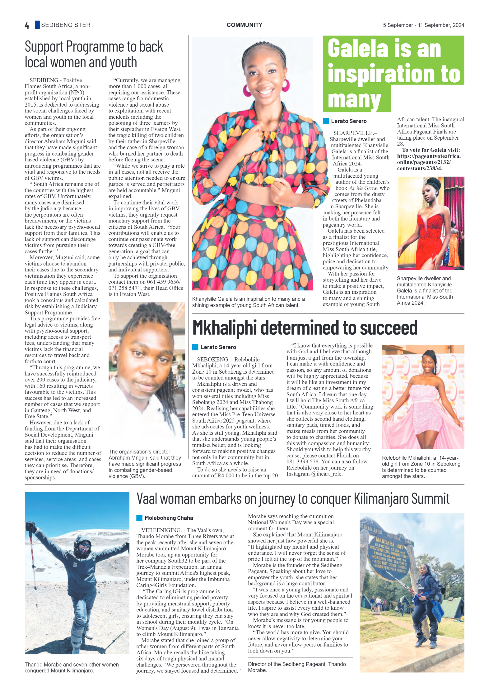 Sedibeng Ster 5 September – 11 September, 2024 page 4