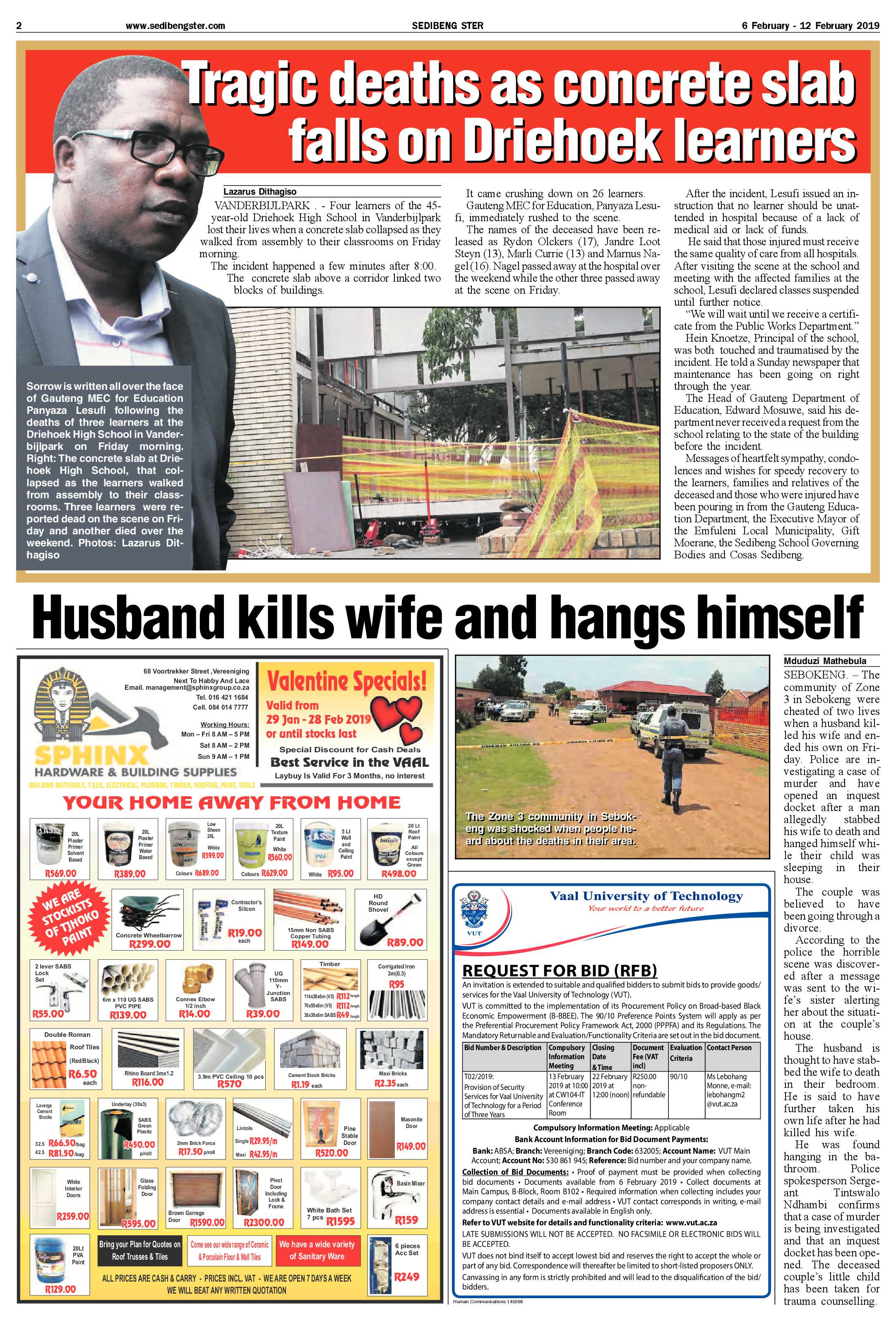 Sedibeng Ster 6 – 12 February 2019 page 2
