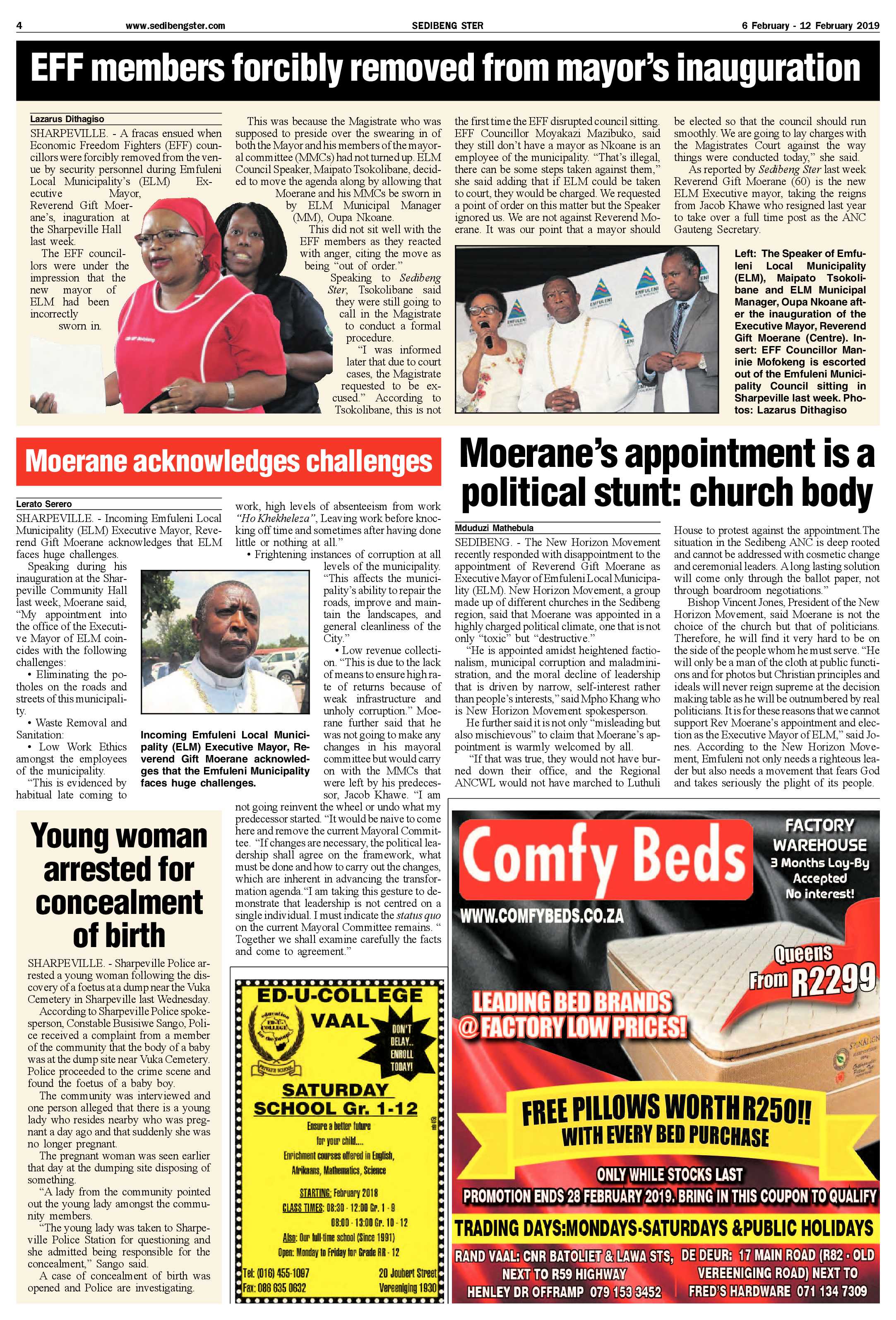 Sedibeng Ster 6 – 12 February 2019 page 4