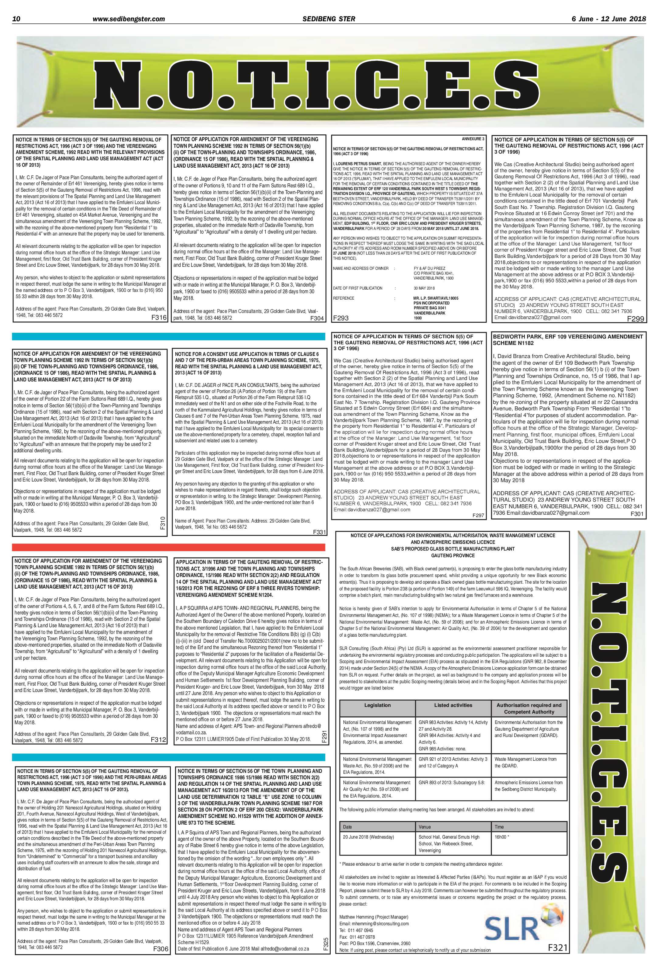Sedibeng Ster 6 – 12 June 2018 page 10