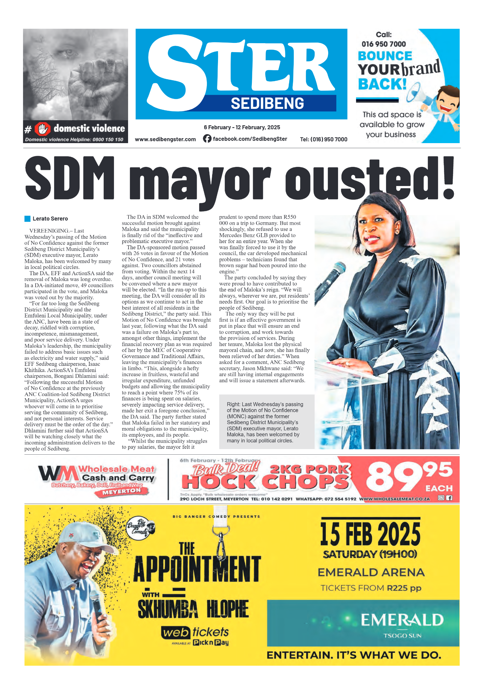 Sedibeng Ster 6 February – 12 February, 2025 page 1