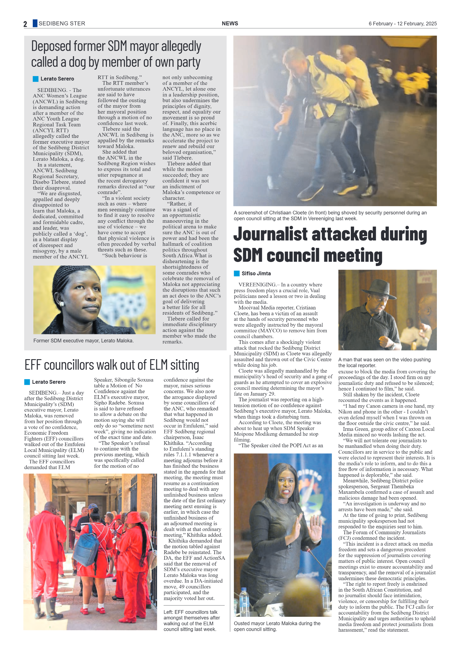 Sedibeng Ster 6 February – 12 February, 2025 page 2