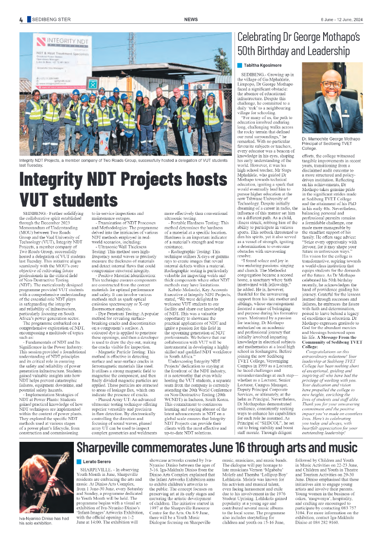 Sedibeng Ster 6 June – 12 June, 2024 page 4