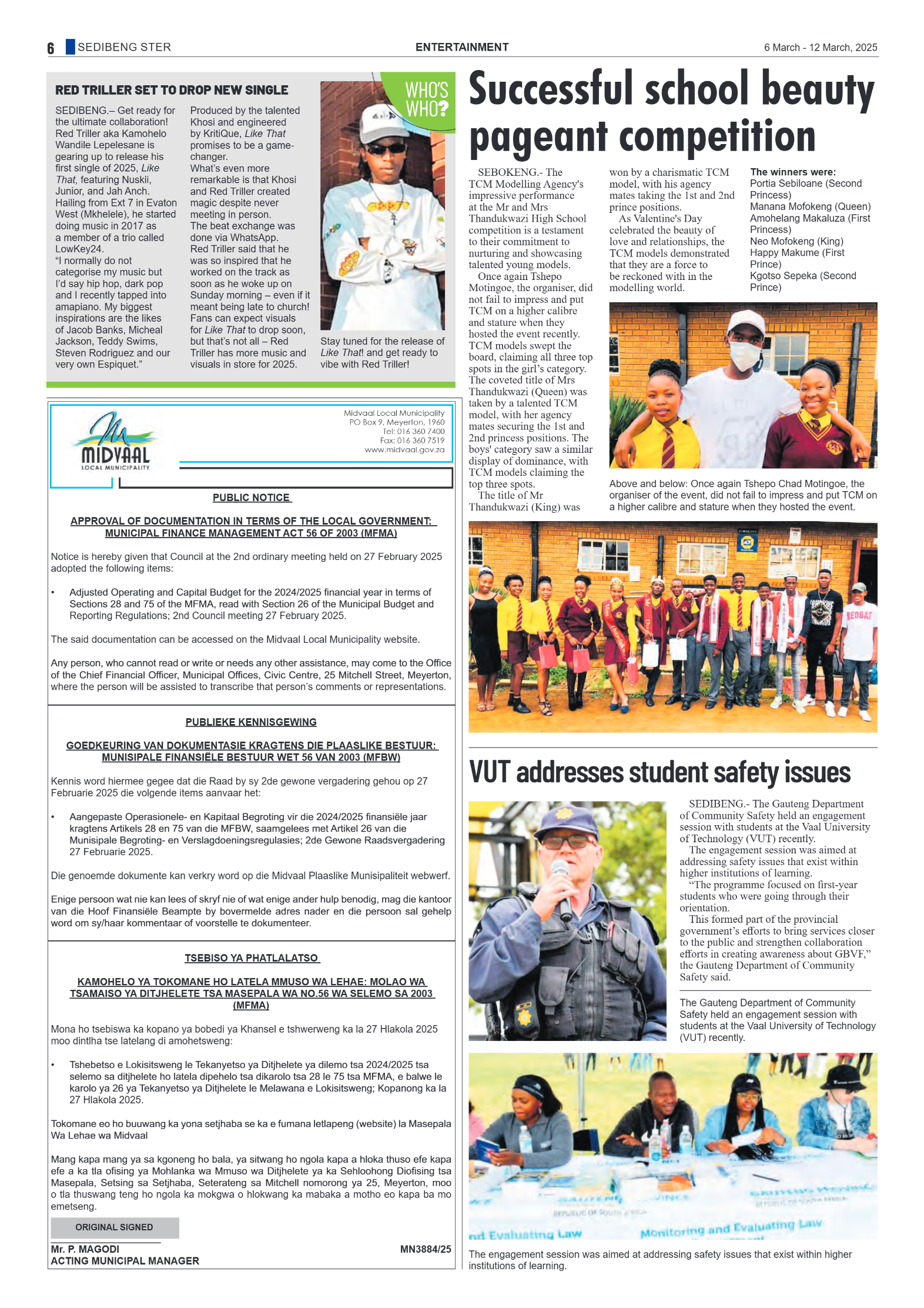 Sedibeng Ster 6 March – 12 March, 2025 page 7