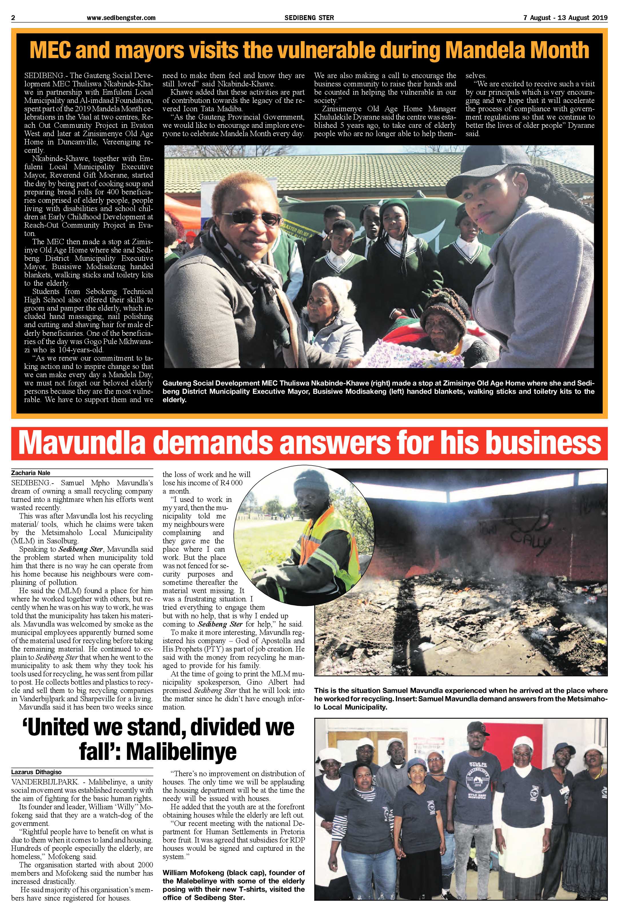 Sedibeng Ster 7 – 13 Augustus 2019 page 2