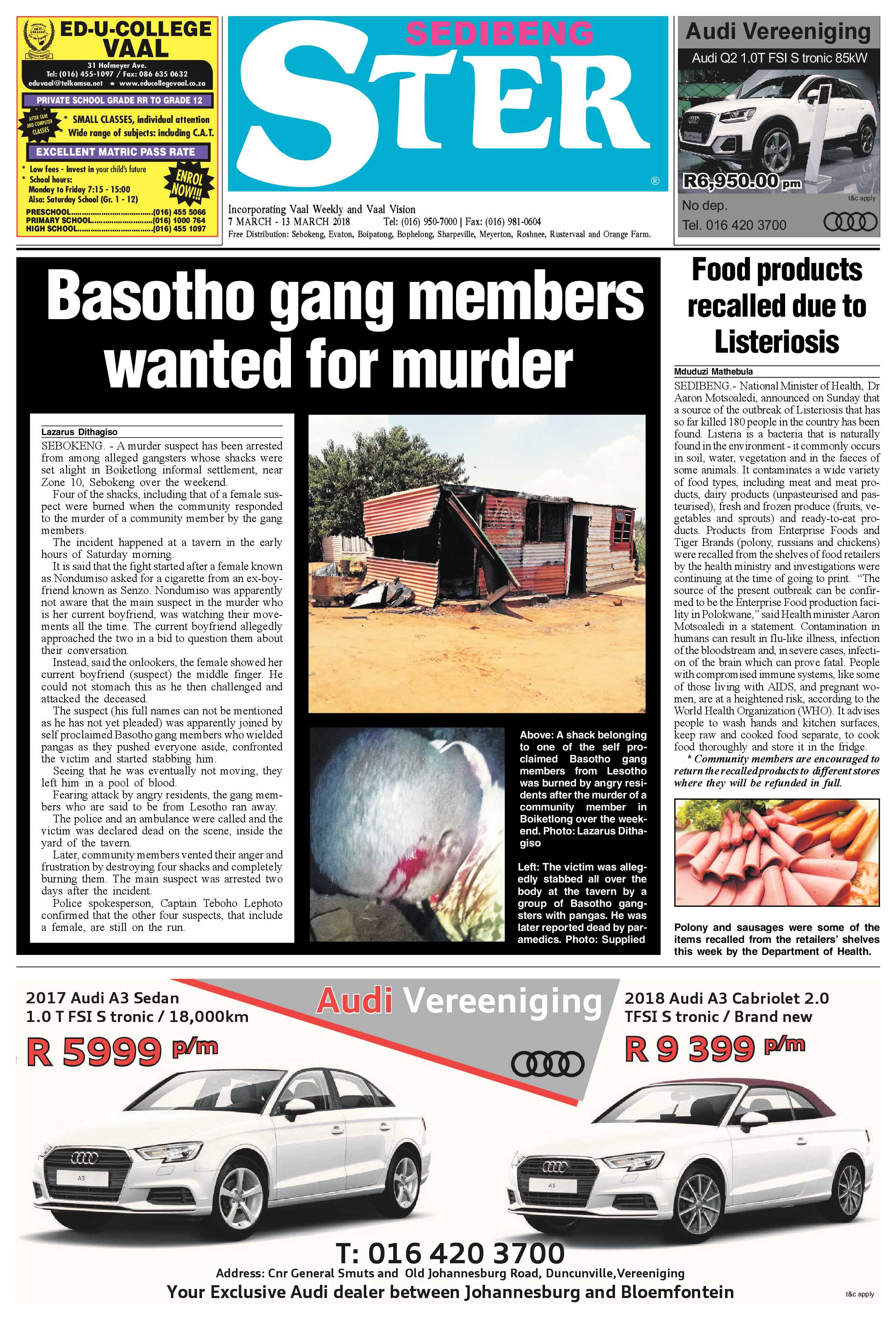 Sedibeng Ster 7 – 13 March 2018 page 1