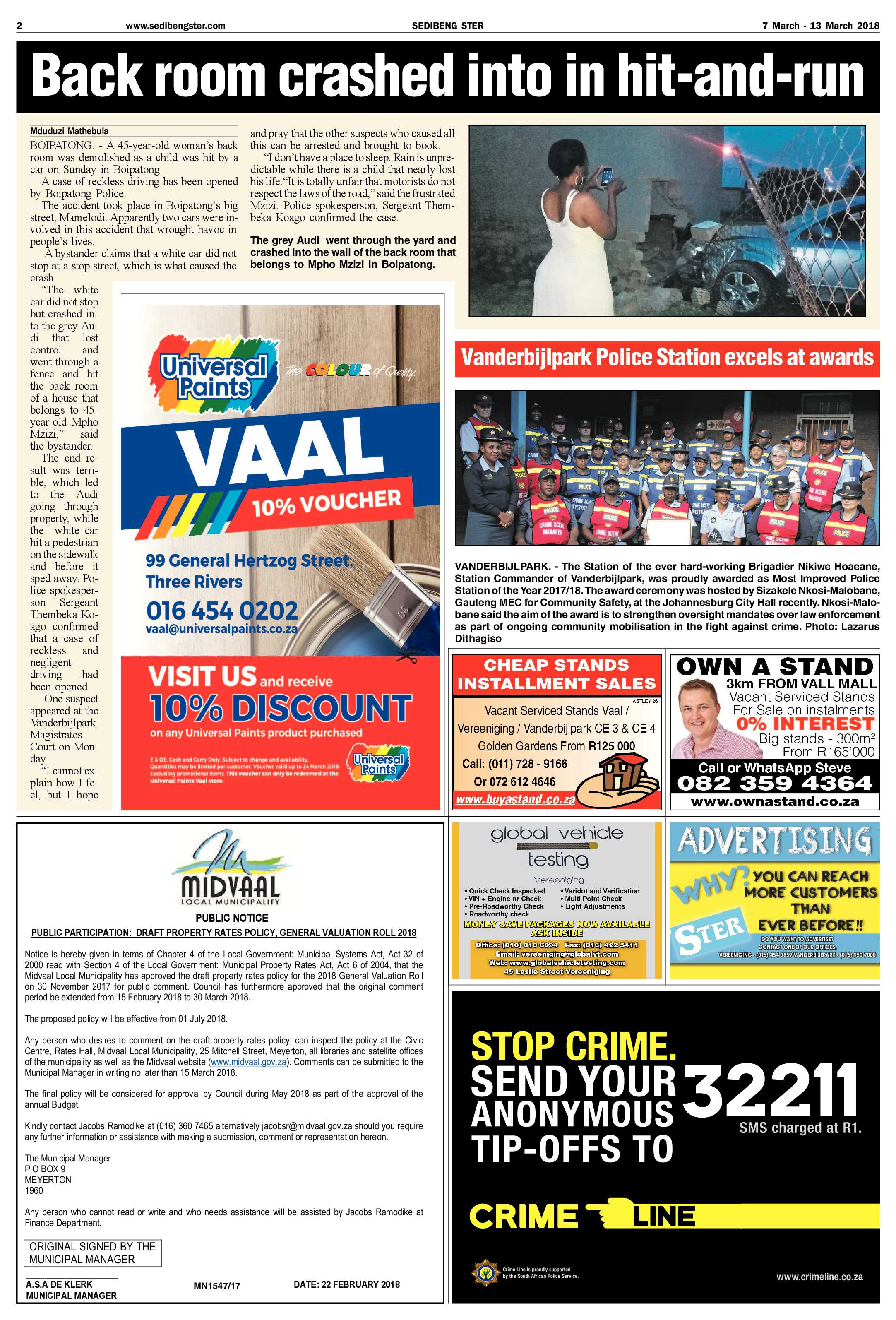 Sedibeng Ster 7 – 13 March 2018 page 2