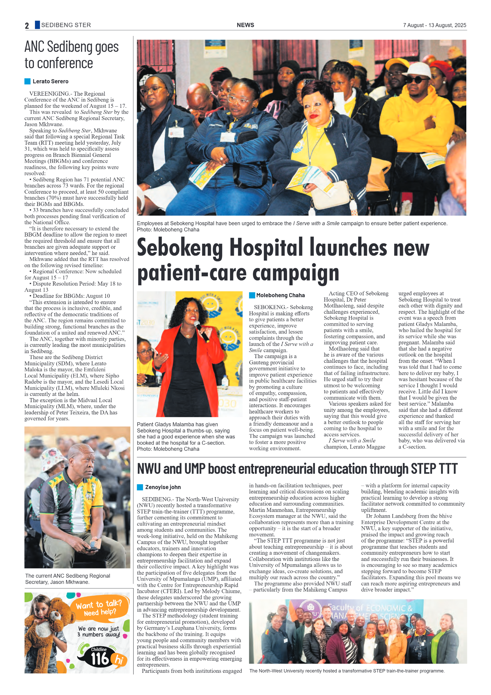 Sedibeng Ster 7 August – 13 August, 2025 page 2