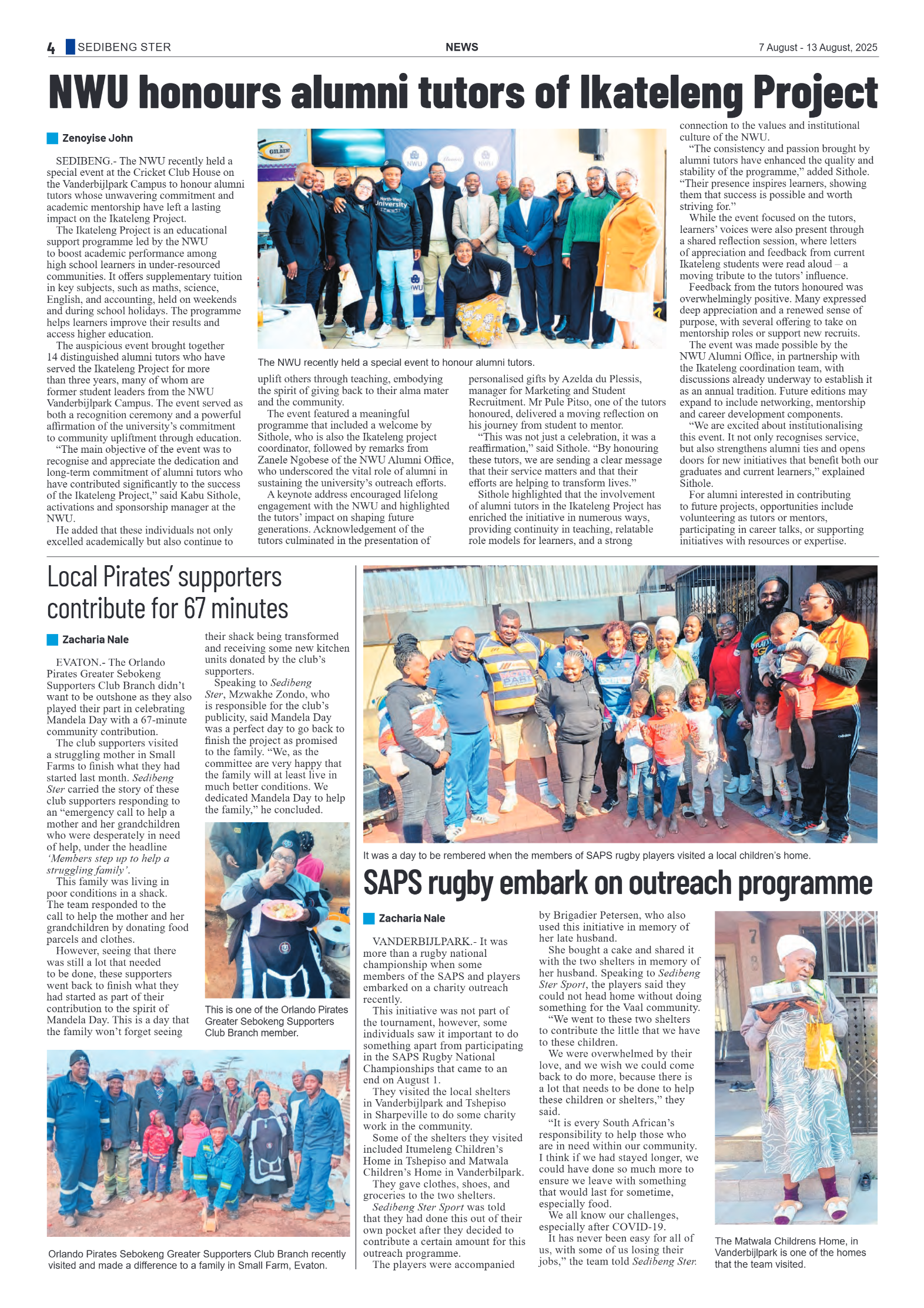 Sedibeng Ster 7 August – 13 August, 2025 page 4