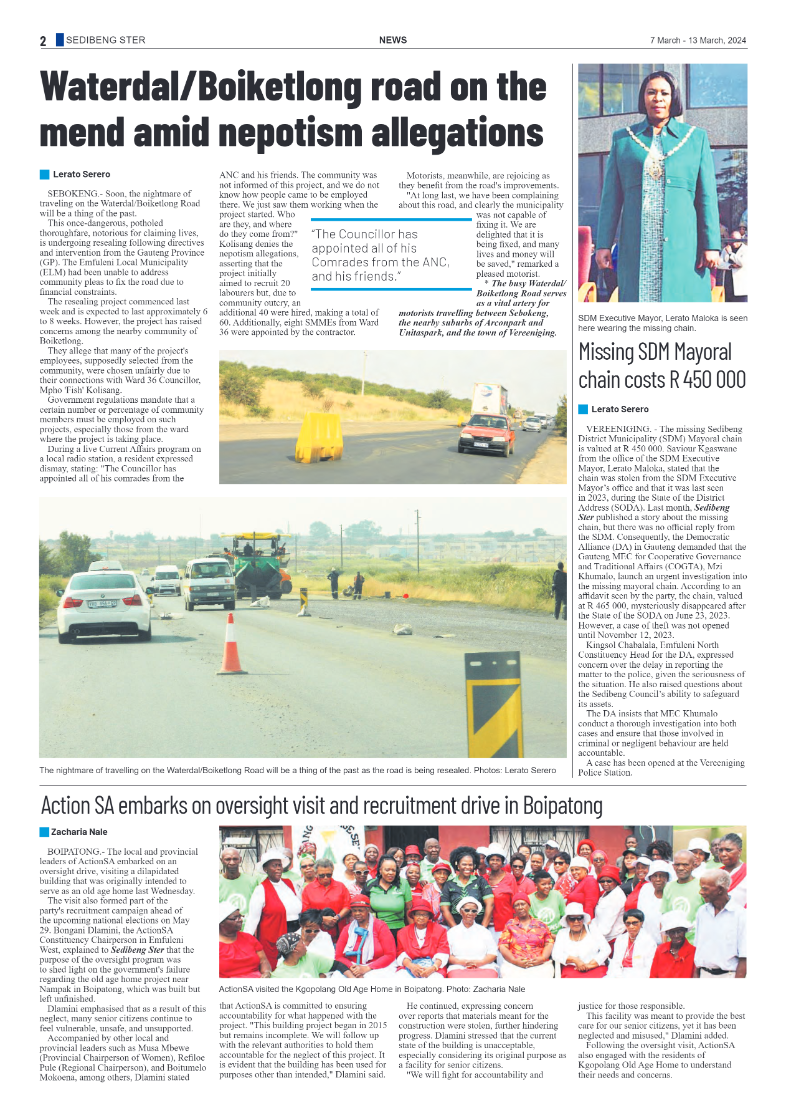 Sedibeng Ster 7 March – 13 March, 2024 page 2