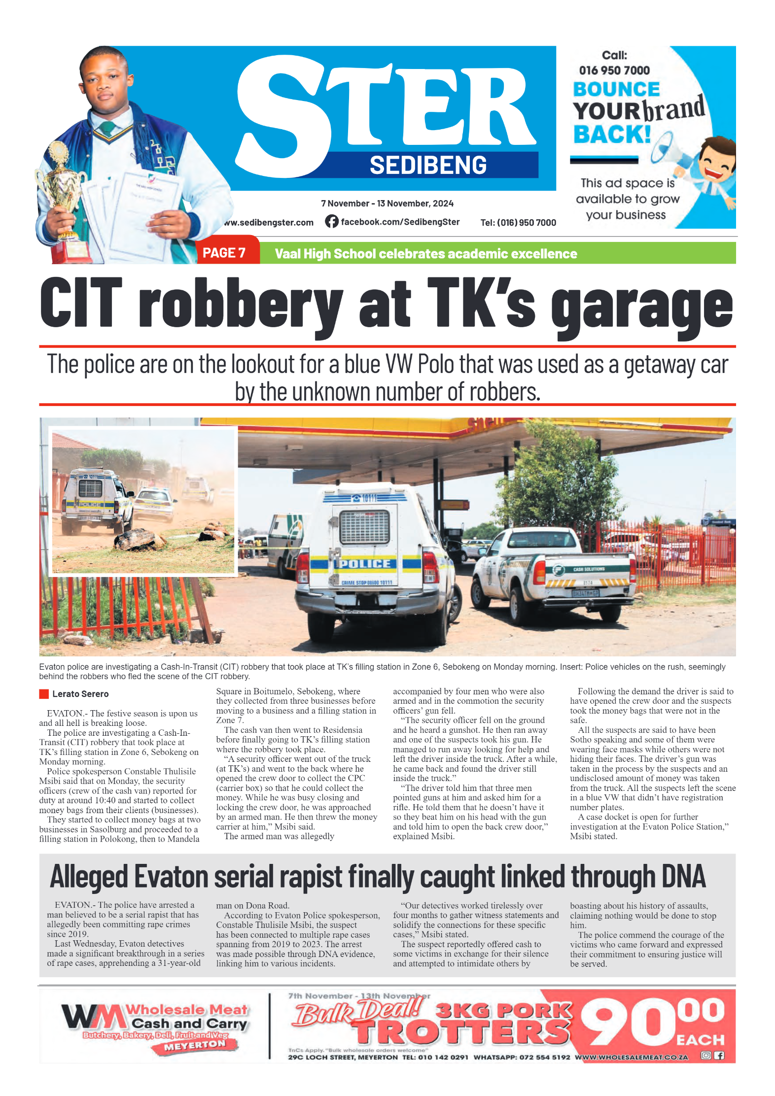 Sedibeng Ster 7 November – 13 November, 2024 page 1