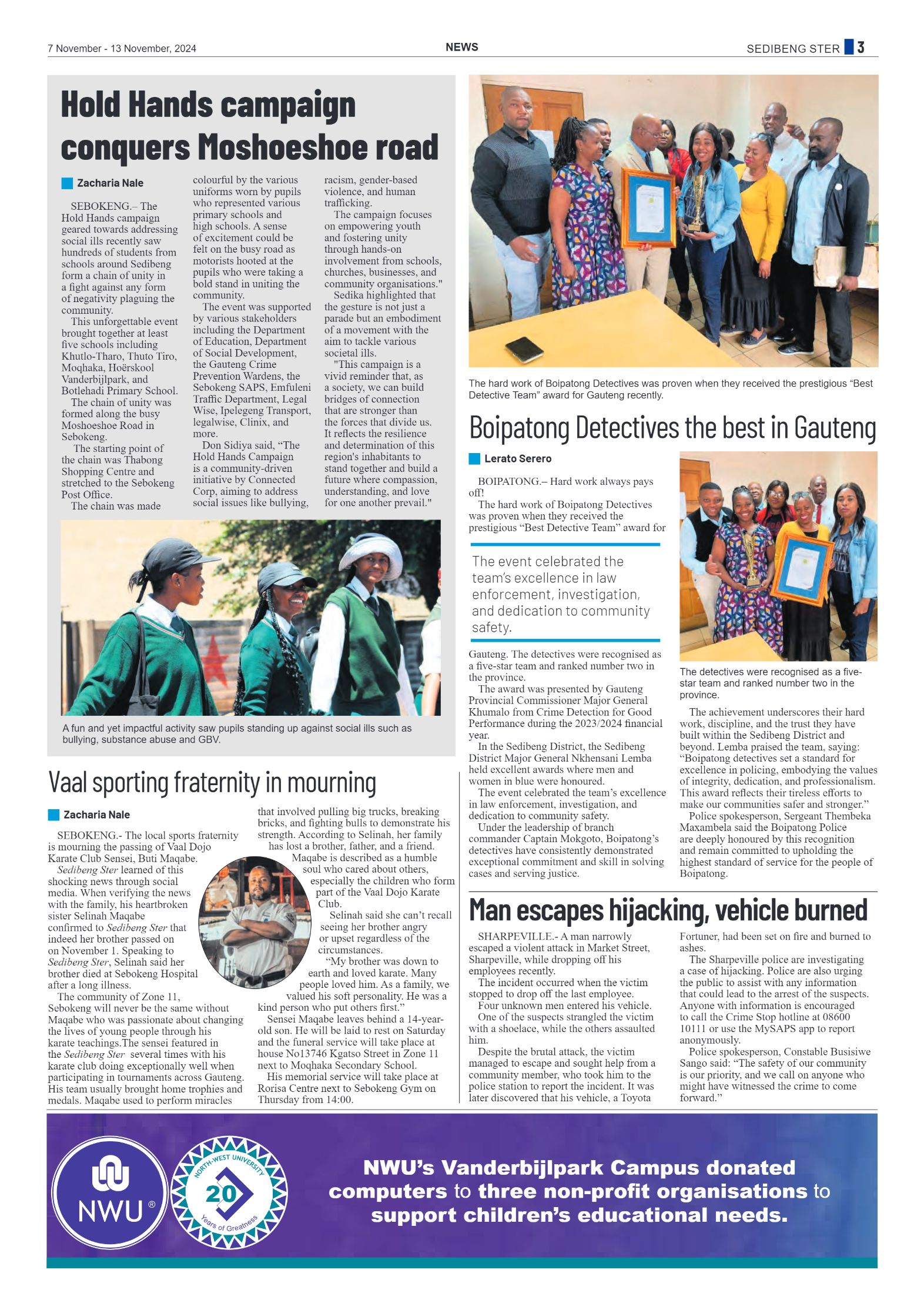 Sedibeng Ster 7 November – 13 November, 2024 page 3
