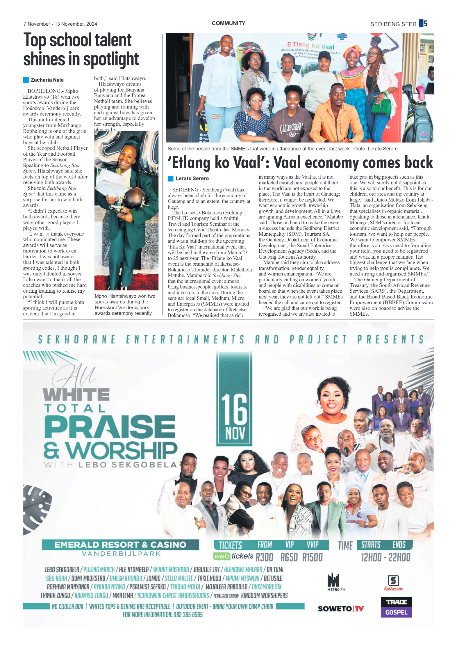 Sedibeng Ster 7 November – 13 November, 2024 page 5