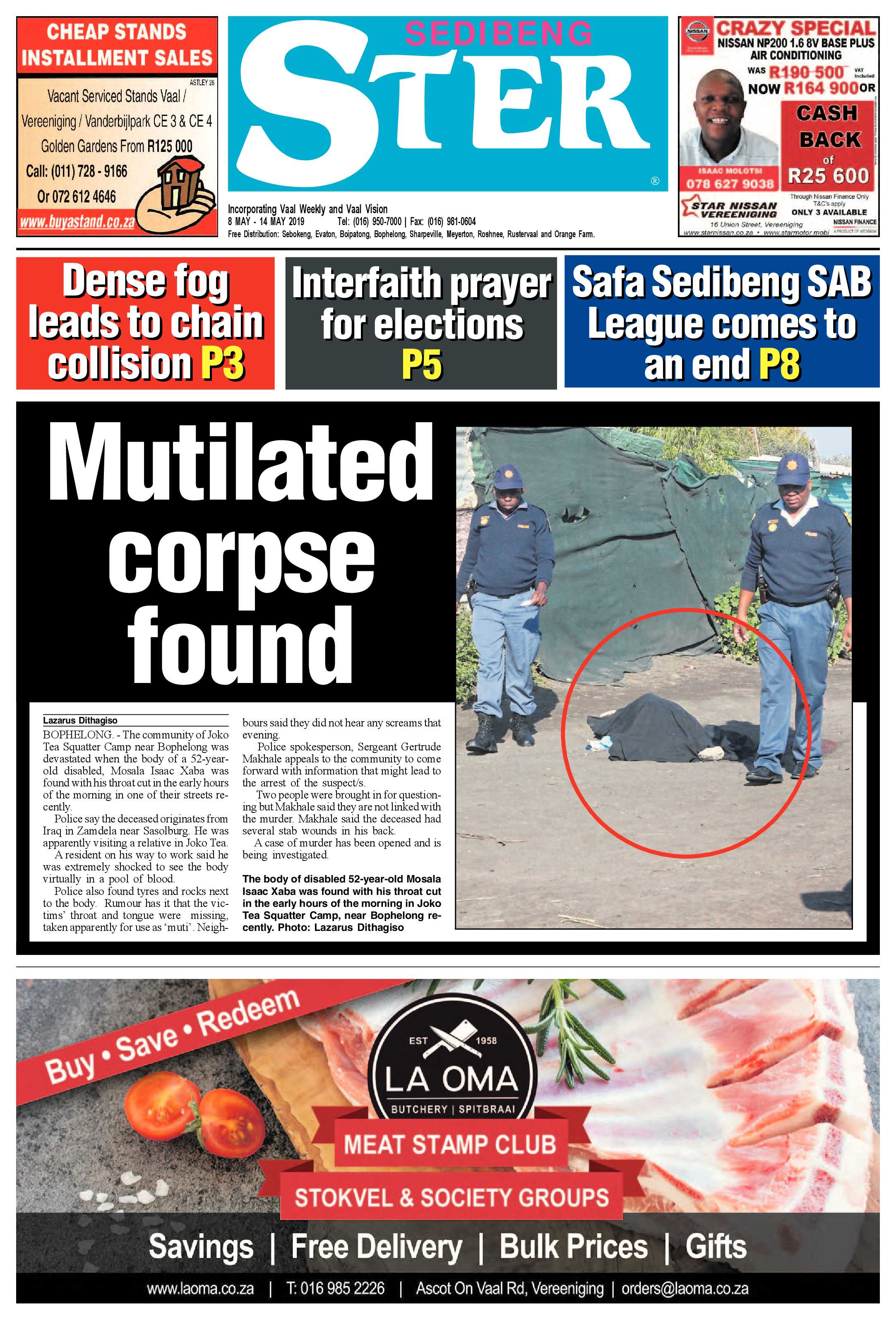 Sedibeng Ster 8 – 14 May 2019 page 1