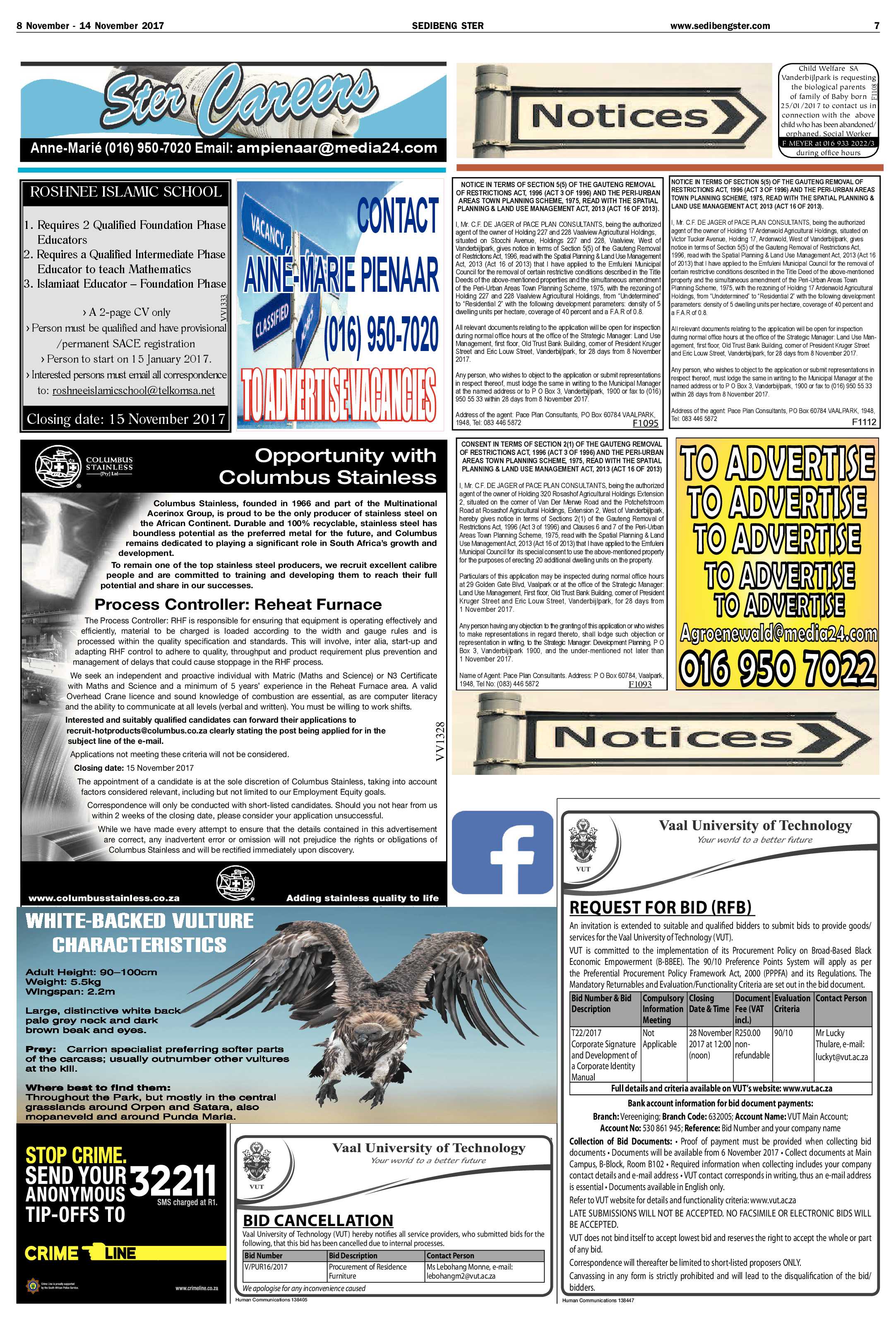Sedibeng Ster 8 – 14 November 2017 page 7