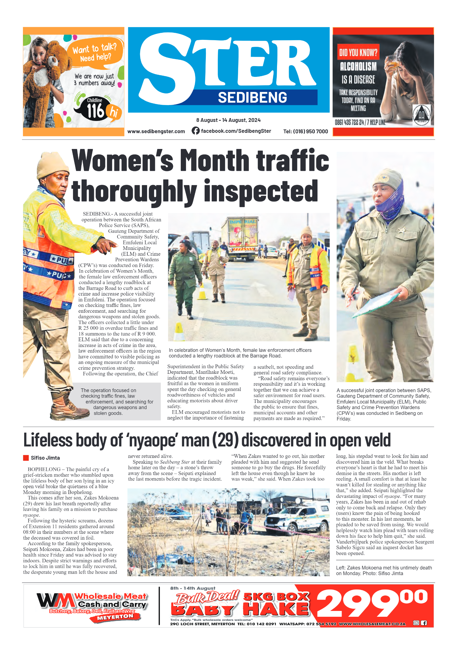 Sedibeng Ster 8 August – 14 August, 2024 page 1