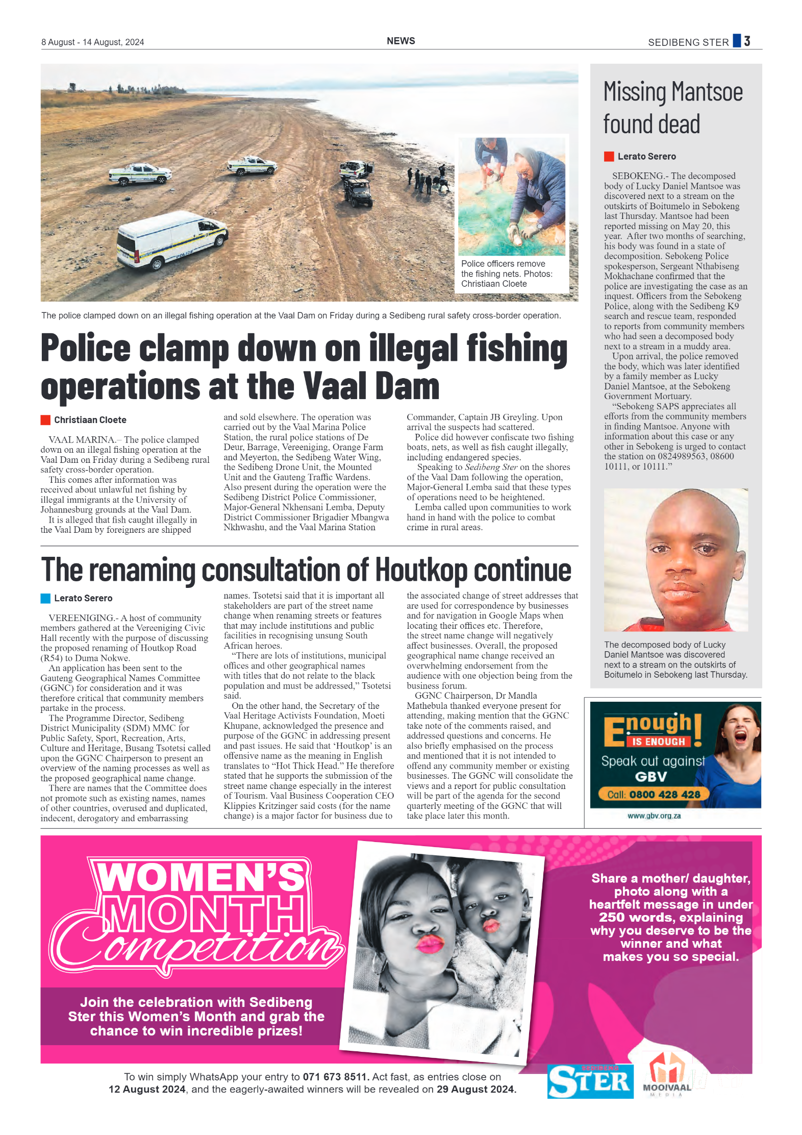 Sedibeng Ster 8 August – 14 August, 2024 page 3