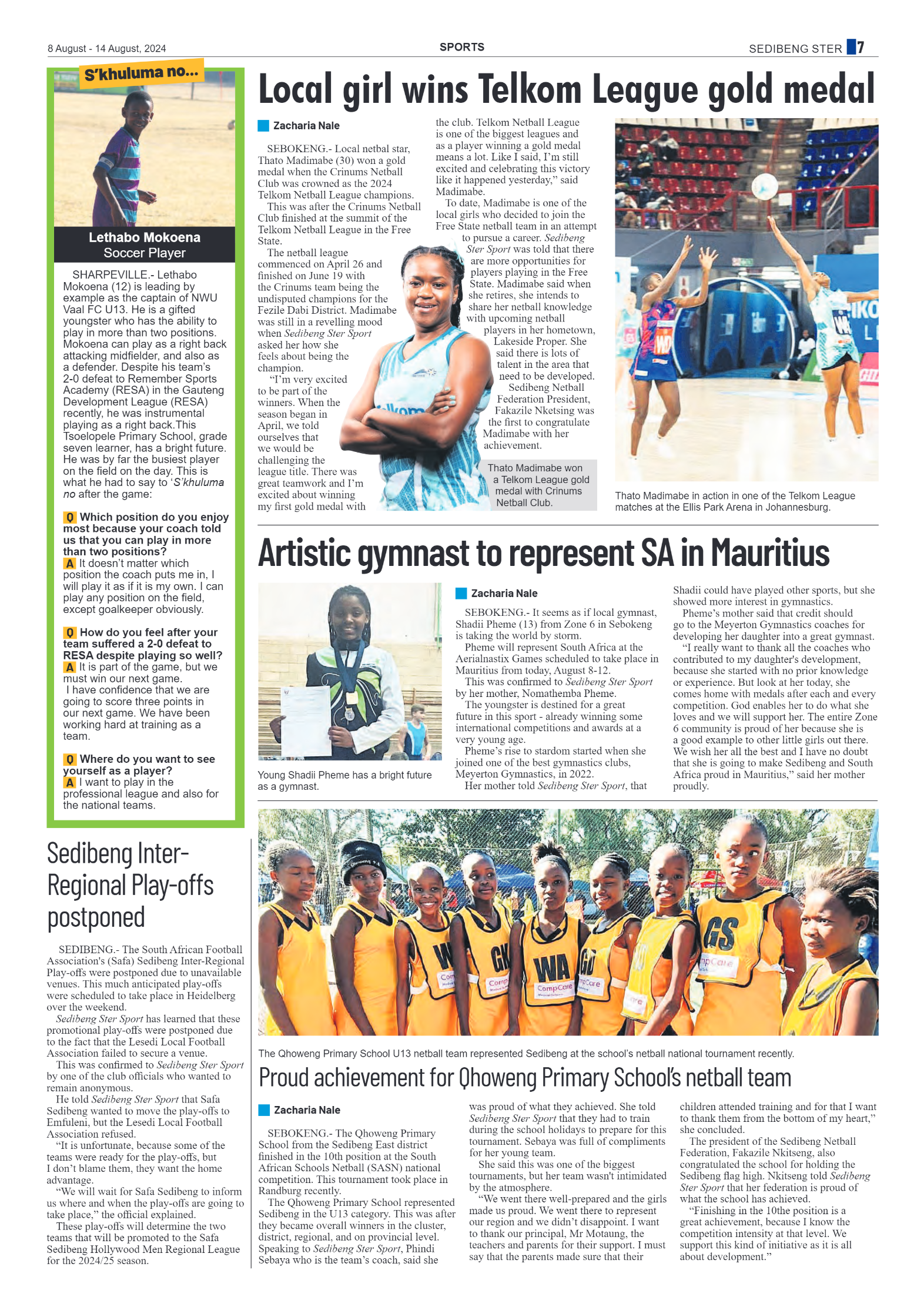 Sedibeng Ster 8 August – 14 August, 2024 page 7