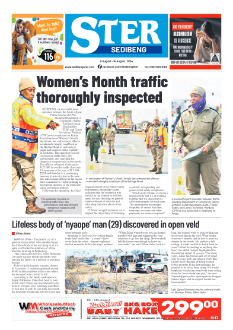 Sedibeng Ster 8 August – 14 August, 2024