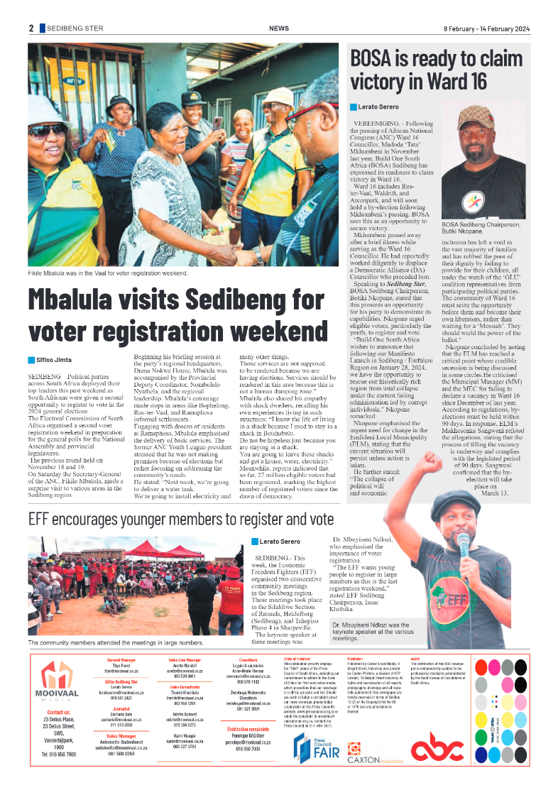 Sedibeng Ster 8 February – 14 February 2024 page 2