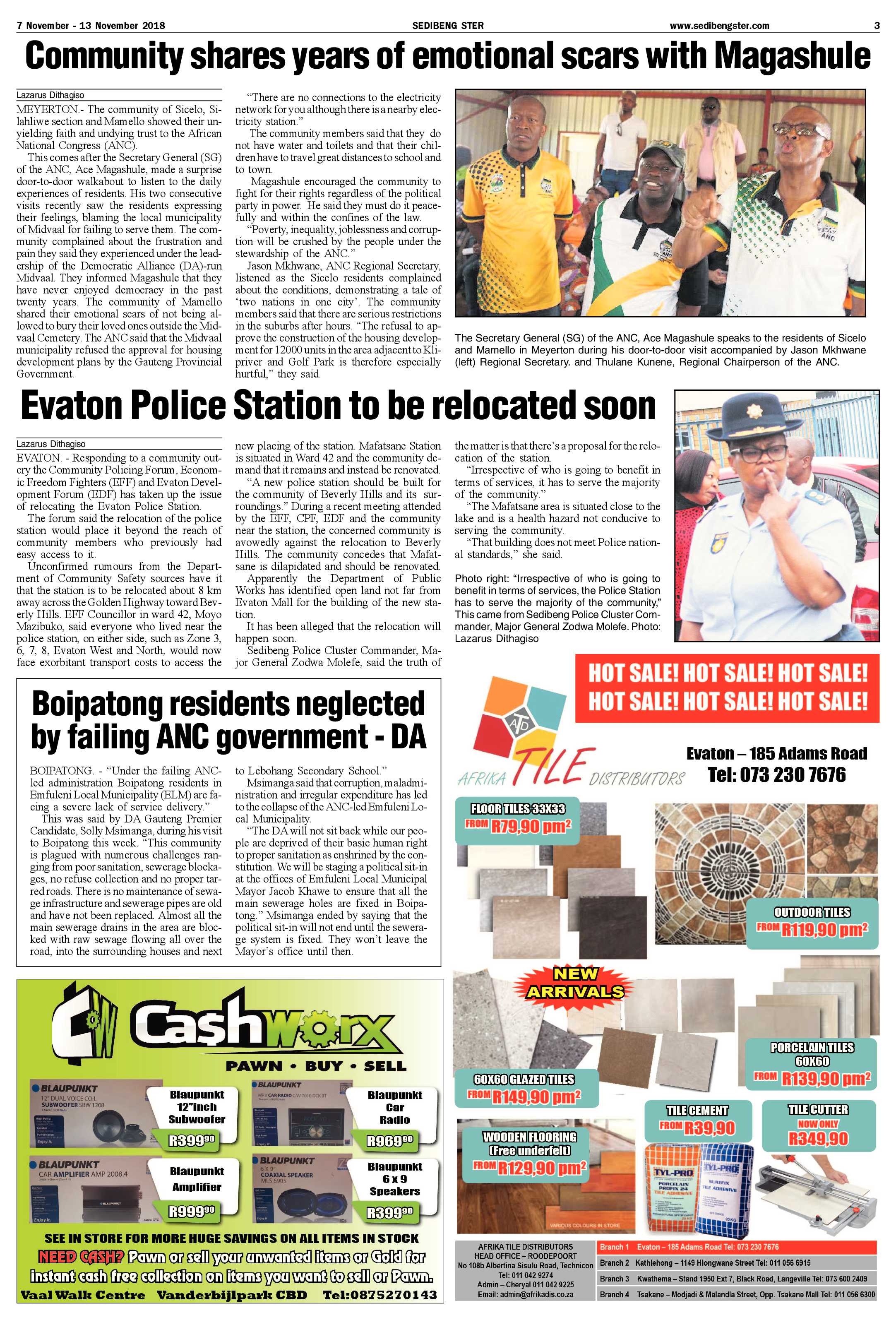 Sedibeng Ster 9 – 12 November 2018 page 3