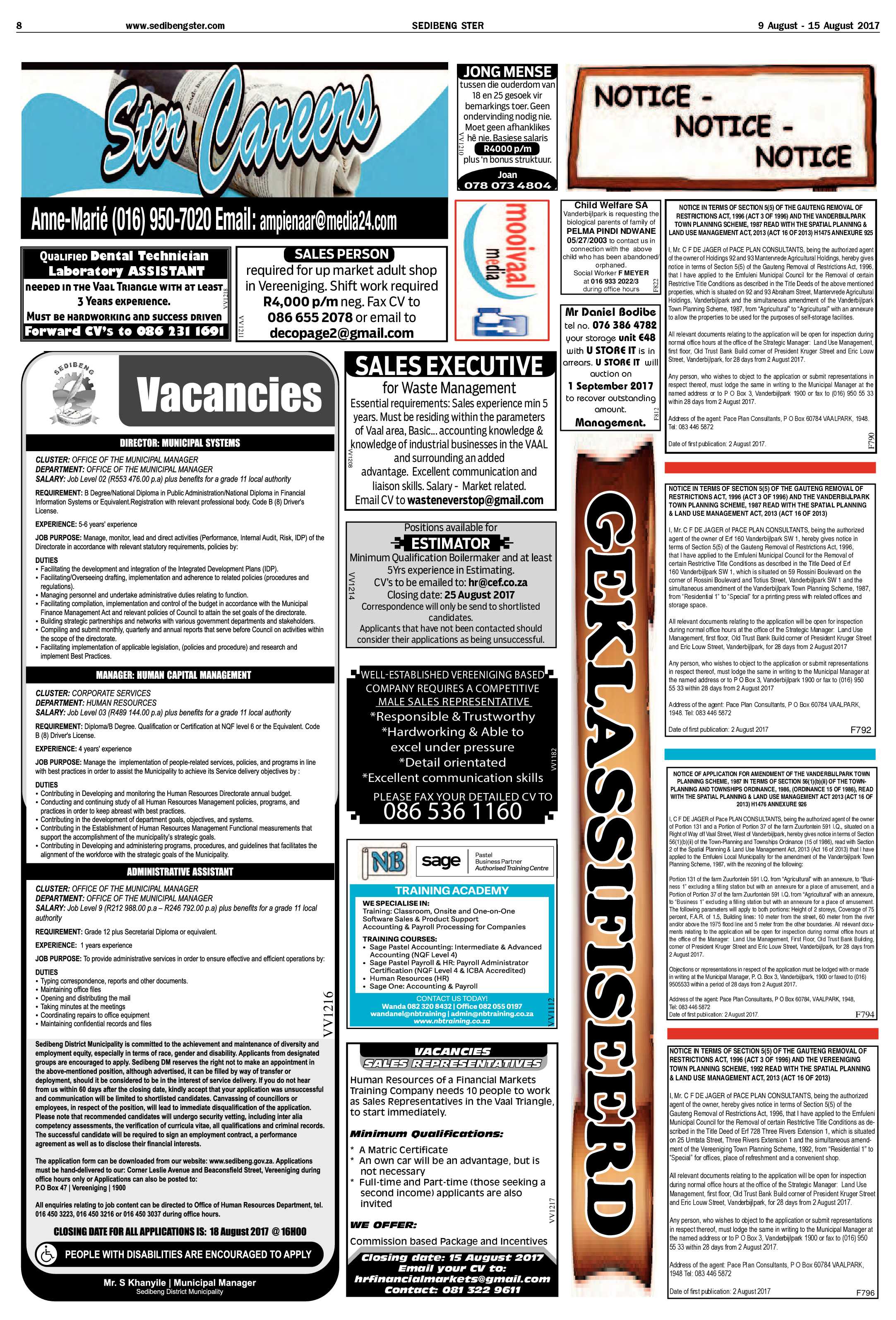 Sedibeng Ster 9 – 15 August 2017 page 8