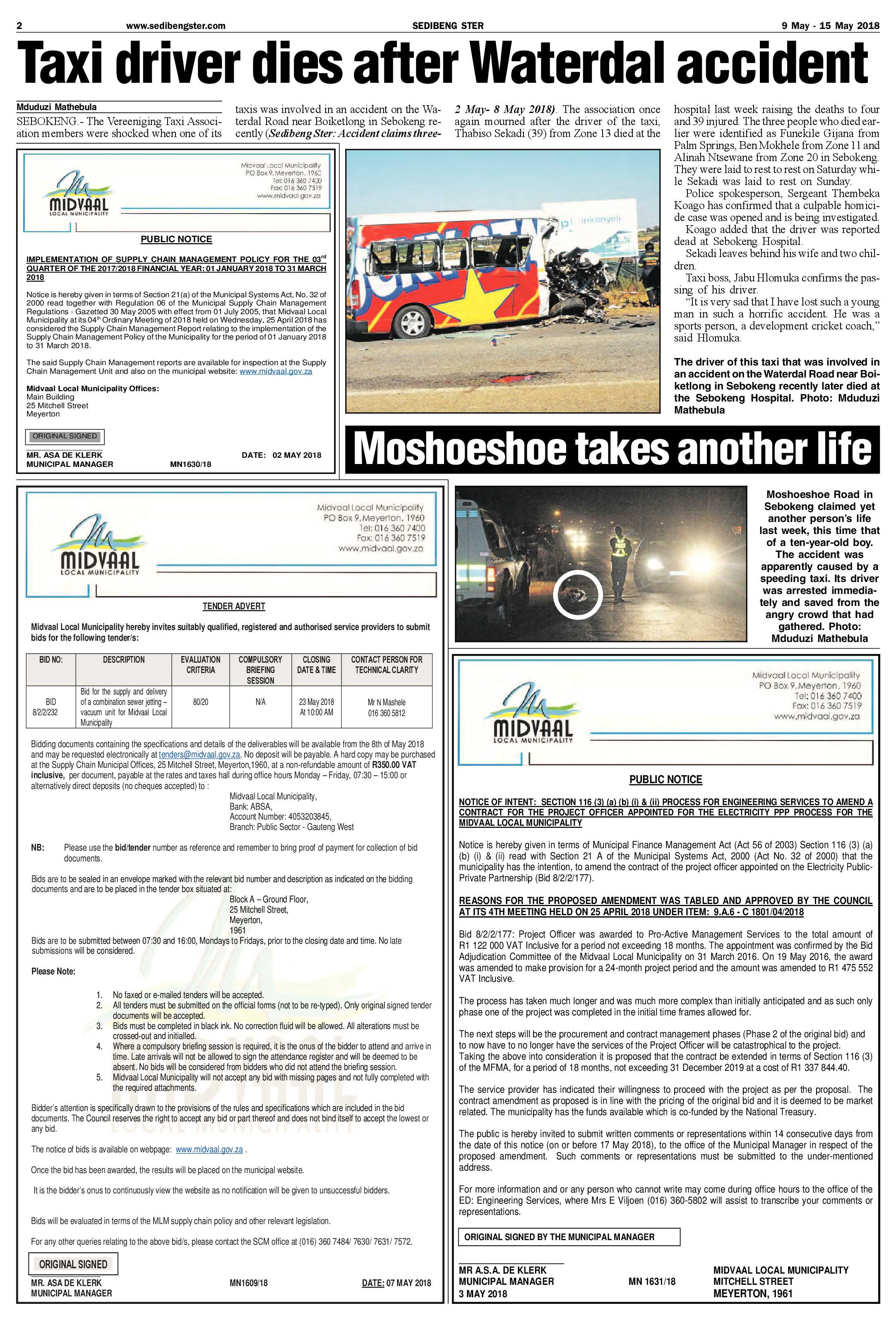 Sedibeng Ster 9 – 15 May 2018 page 2