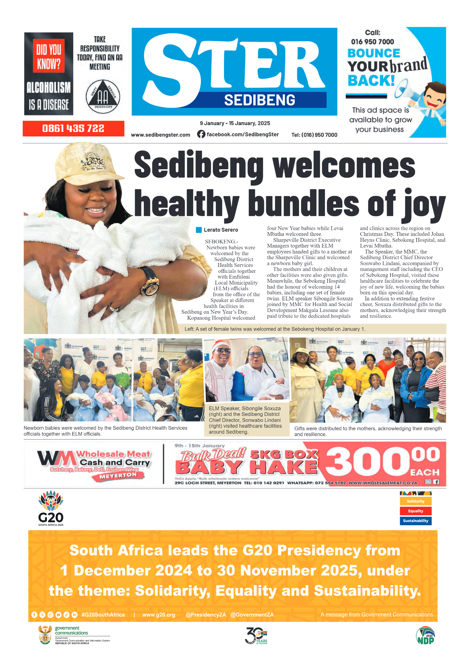 Sedibeng Ster 9 January – 15 January, 2025 page 1