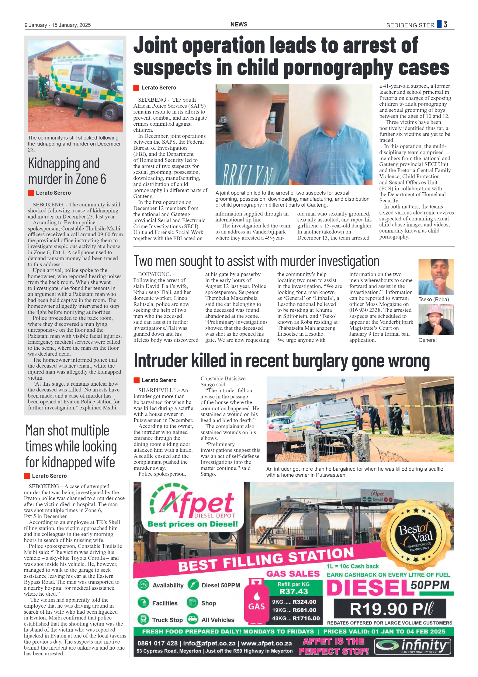 Sedibeng Ster 9 January – 15 January, 2025 page 3