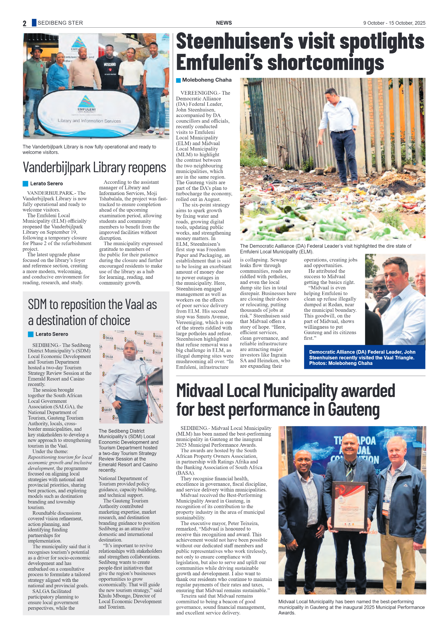 Sedibeng Ster 9 October – 15 October, 2025 page 2