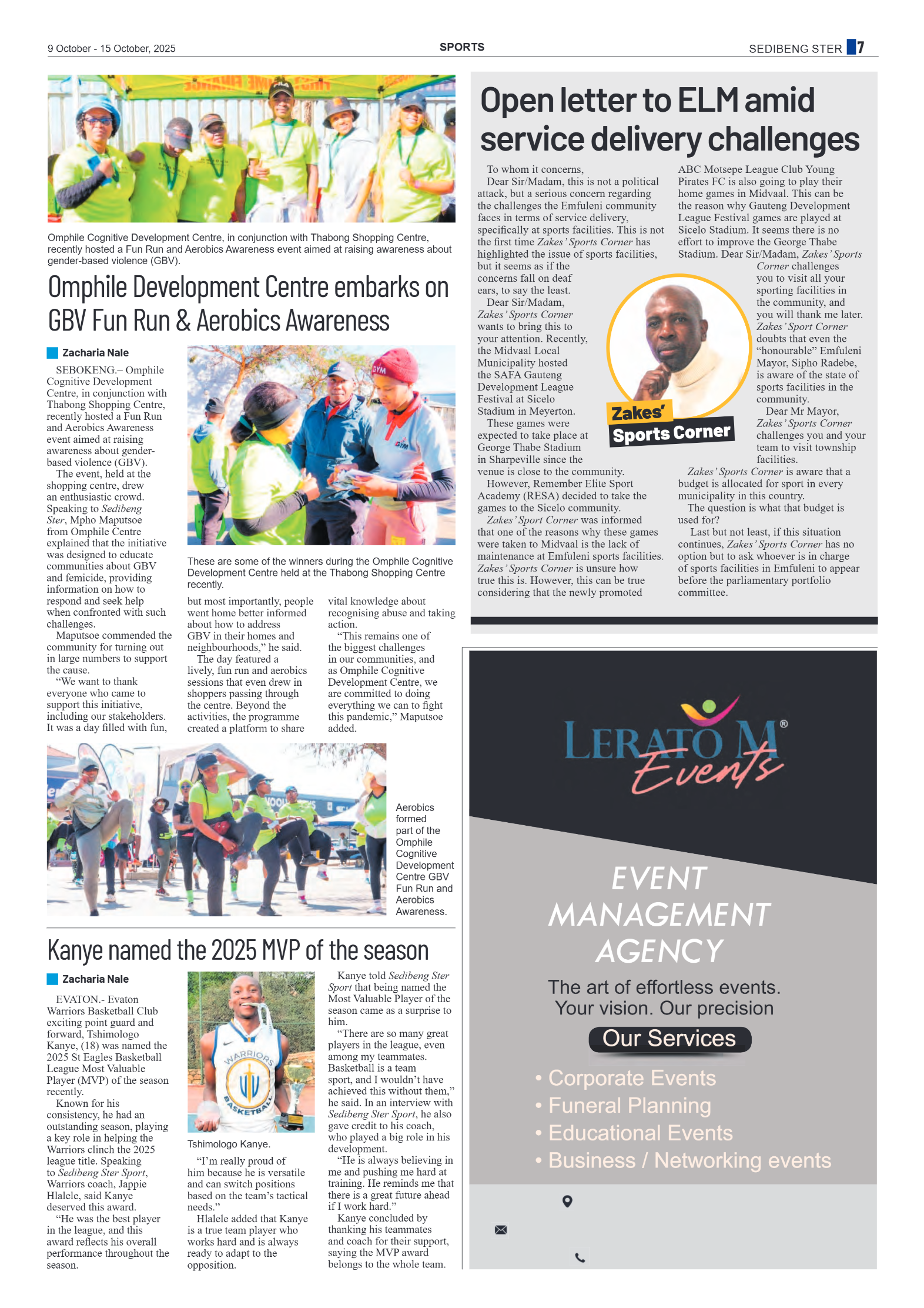 Sedibeng Ster 9 October – 15 October, 2025 page 7