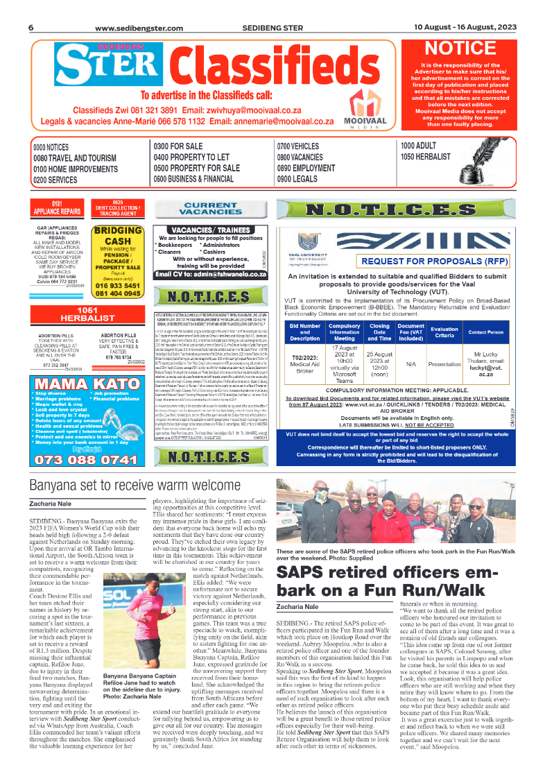 Sedibeng ster 10 August – 16 August, 2023 page 6