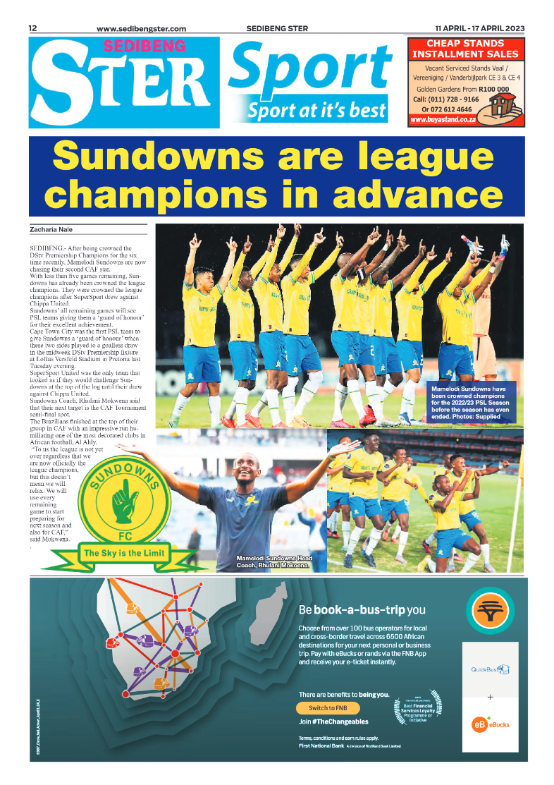 Sedibeng ster 11 April – 17 April 2023 page 12