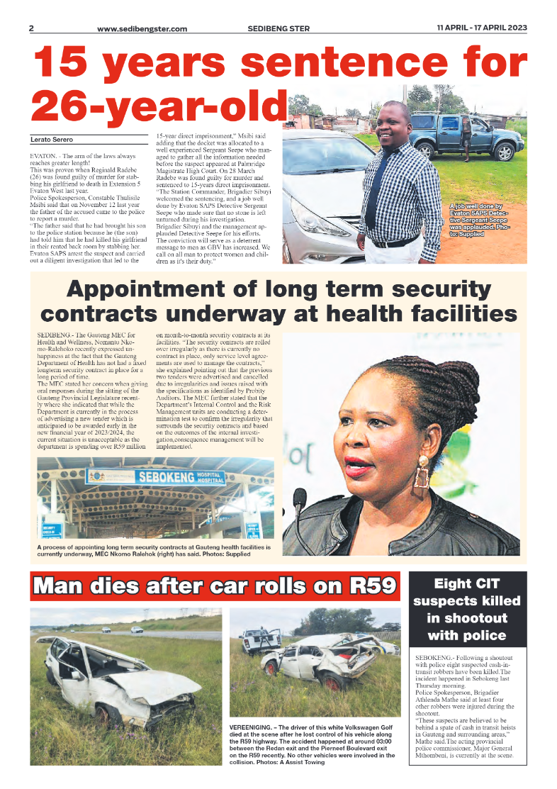 Sedibeng ster 11 April – 17 April 2023 page 2