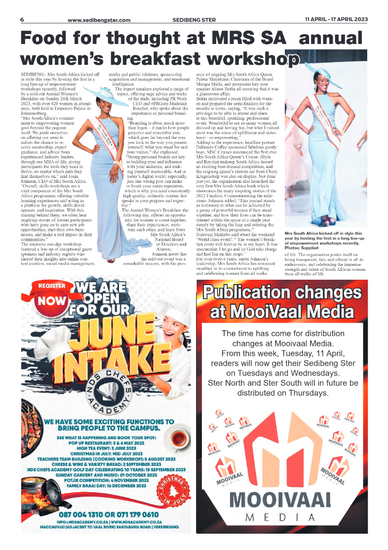 Sedibeng ster 11 April – 17 April 2023 page 6
