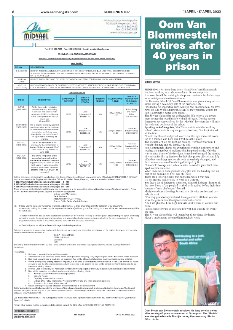 Sedibeng ster 11 April – 17 April 2023 page 8