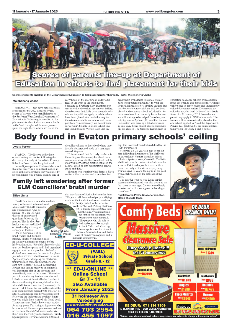 Sedibeng ster 11 January – 17 January 2023 page 3