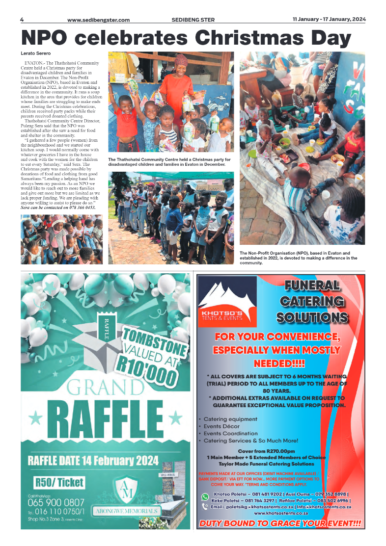 Sedibeng ster 11 January – 17 January, 2024 page 4