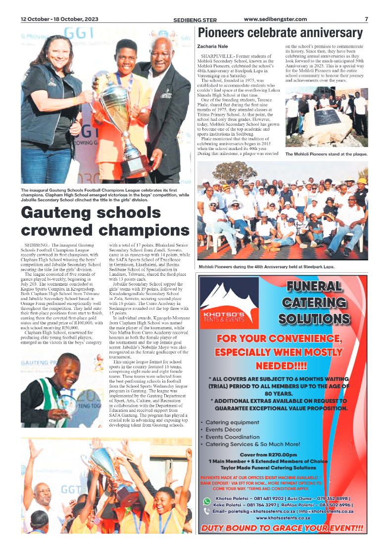 Sedibeng ster 12 October – 18 October, 2023 page 7