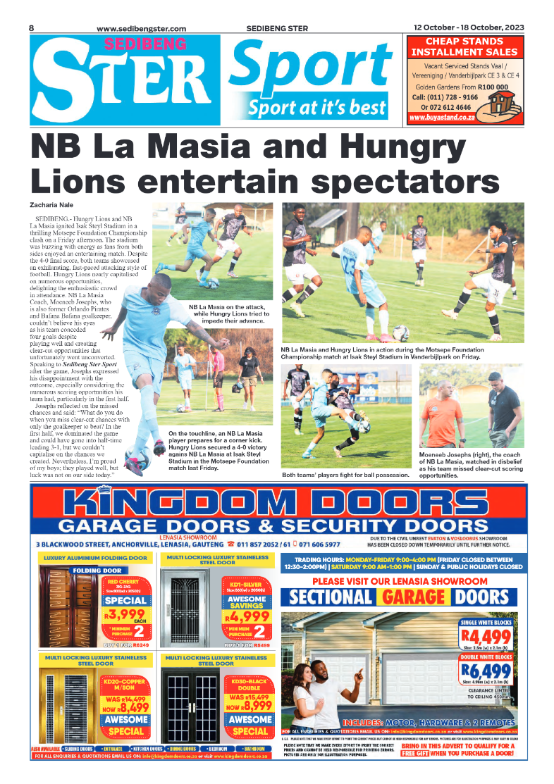 Sedibeng ster 12 October – 18 October, 2023 page 8