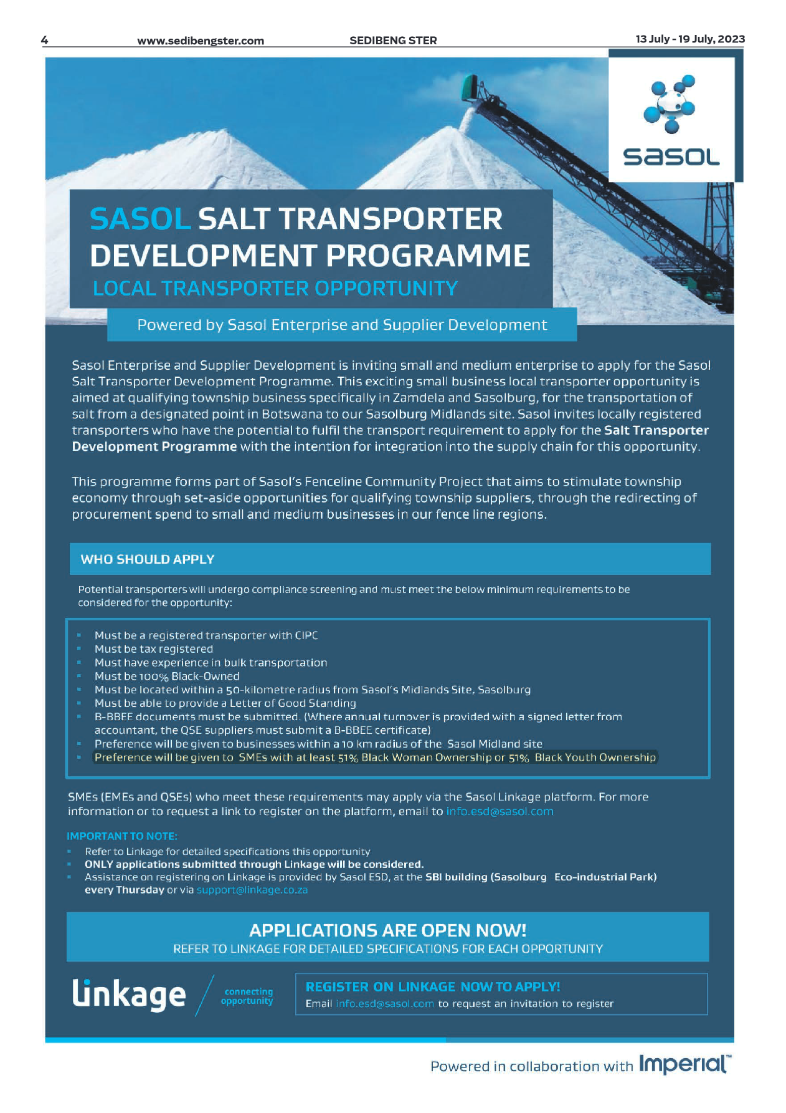 Sedibeng ster 13 July – 19 July, 2023 page 4