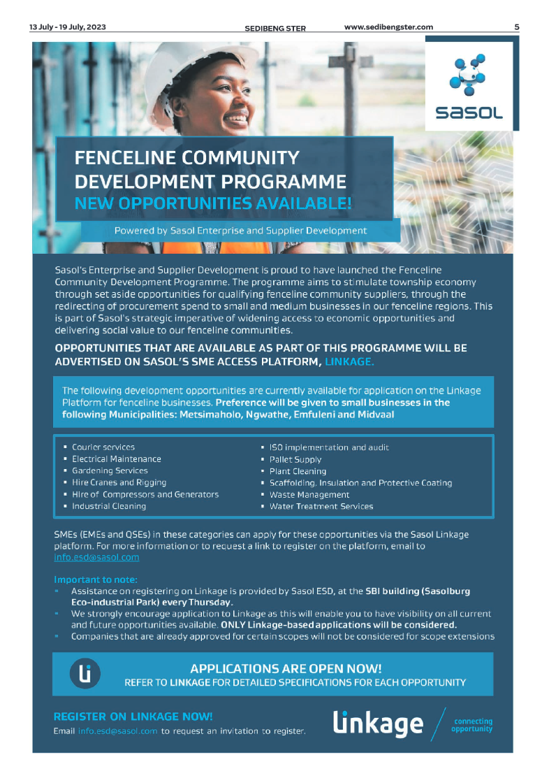 Sedibeng ster 13 July – 19 July, 2023 page 5