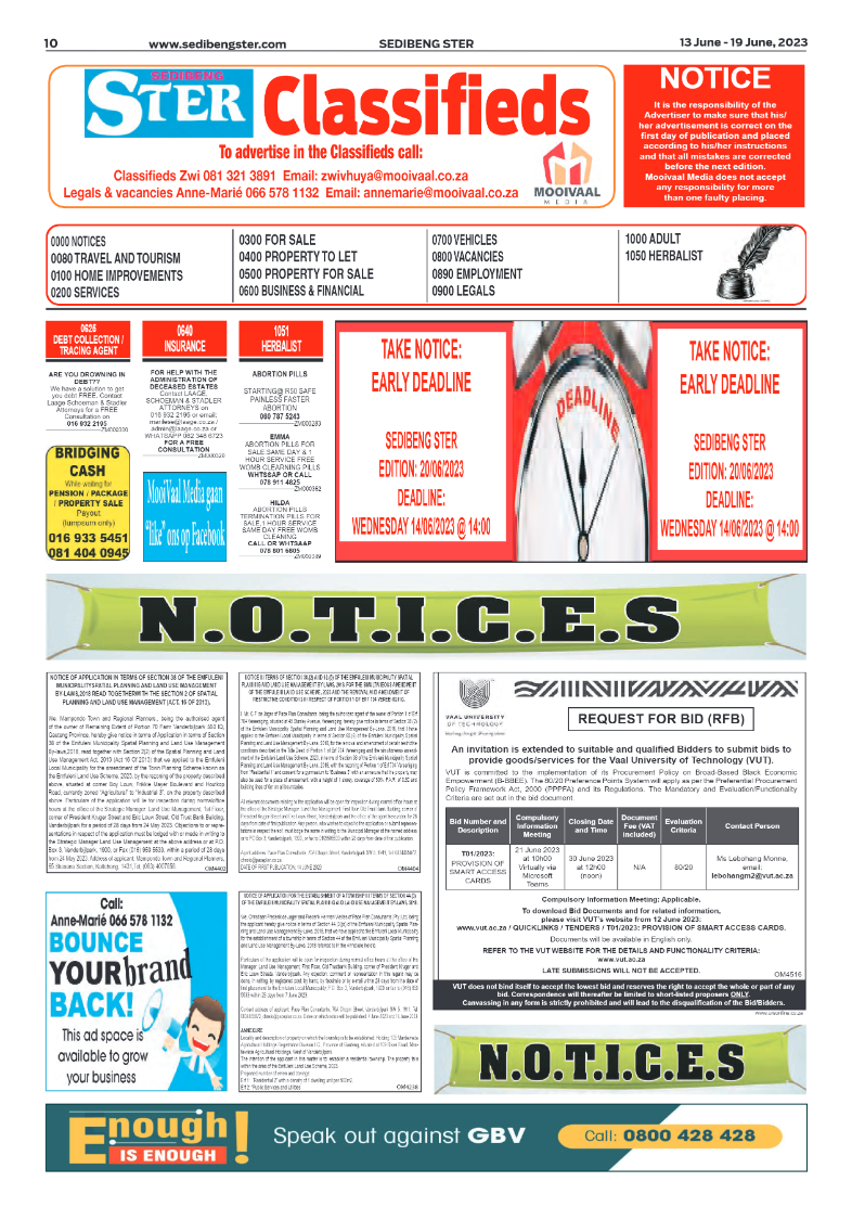 Sedibeng ster 13 June – 19 June, 2023 page 10