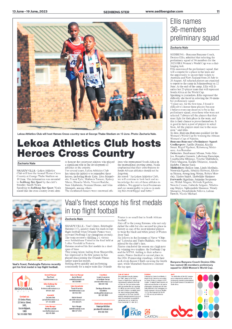 Sedibeng ster 13 June – 19 June, 2023 page 11