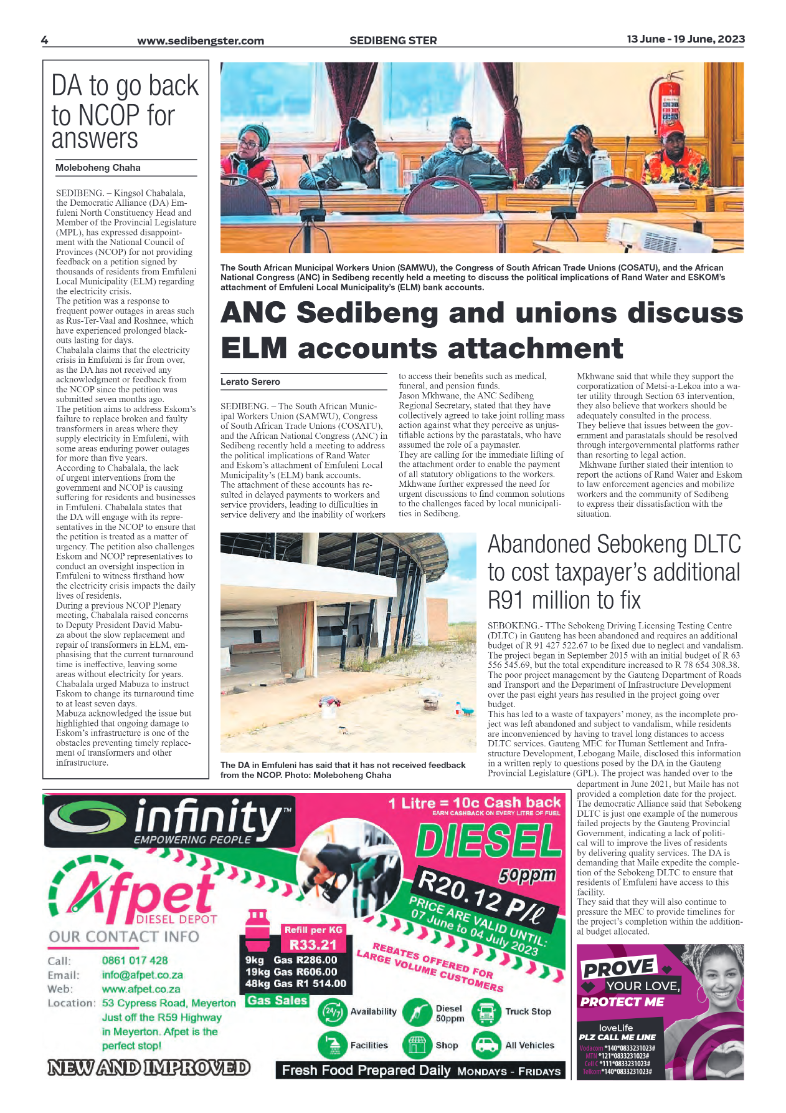 Sedibeng ster 13 June – 19 June, 2023 page 4