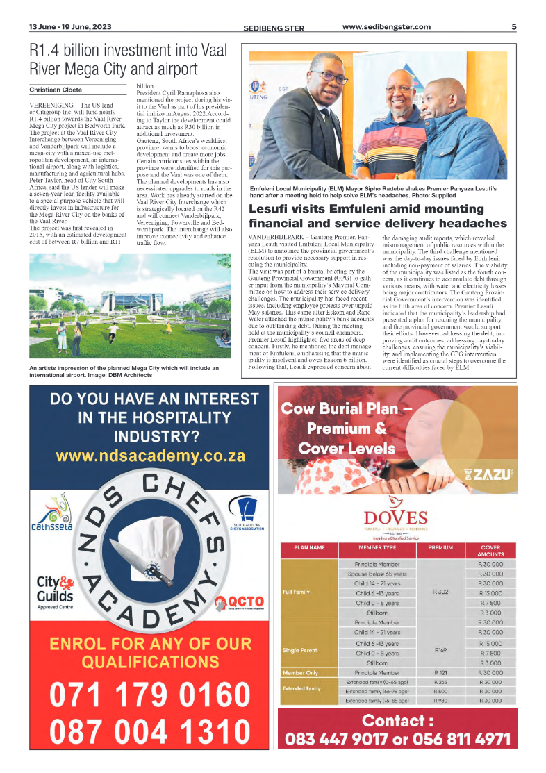 Sedibeng ster 13 June – 19 June, 2023 page 5