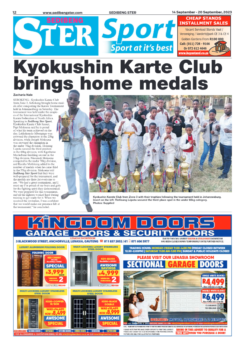 Sedibeng ster 14 September – 20 September, 2023 page 12