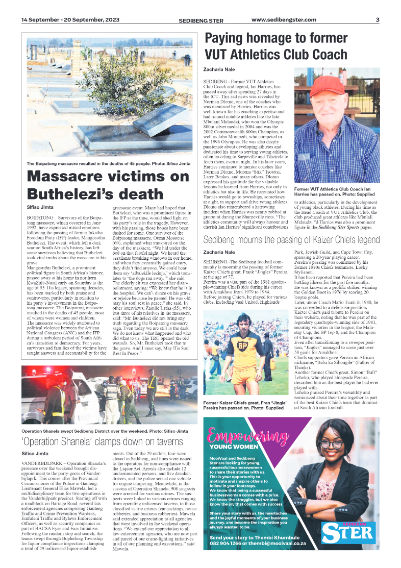 Sedibeng ster 14 September – 20 September, 2023 page 3
