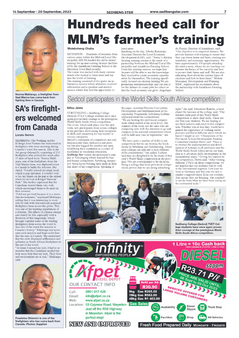 Sedibeng ster 14 September – 20 September, 2023 page 7