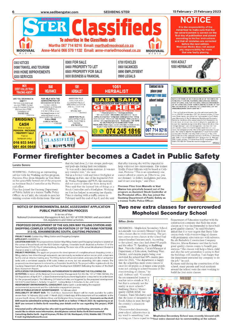Sedibeng ster 15 February – 21 February 2023 page 6
